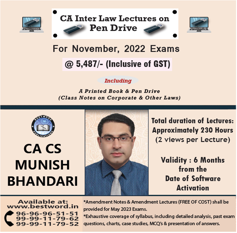 pen-drive-lectures-for-ca-inter-law-–-by-ca-cs-munish-bhandari---for-november-2022-exams-(corporate-and-other-laws)-(old-recordings)